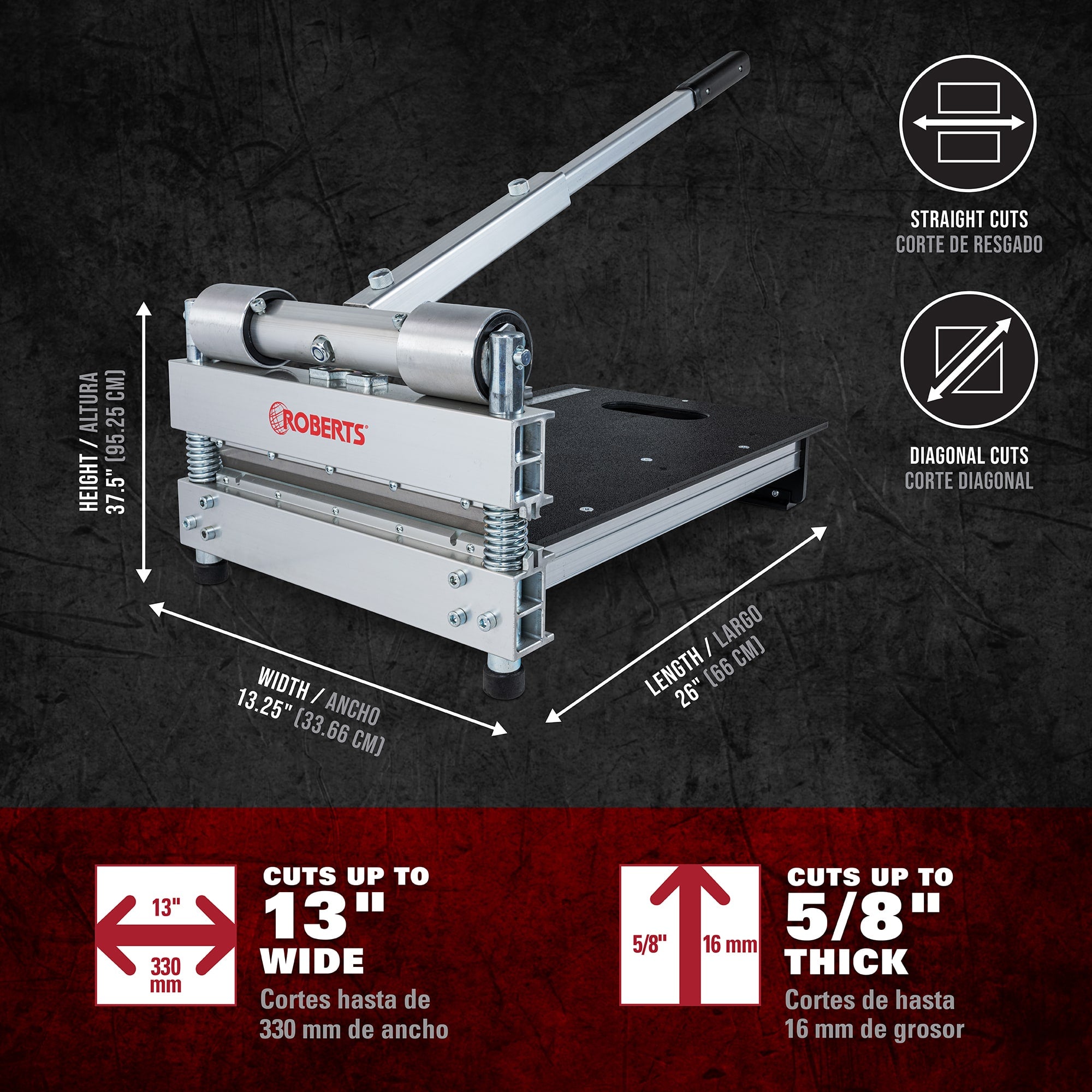 13" PrecisionCuts Pro Multi-Floor Cutter - 4