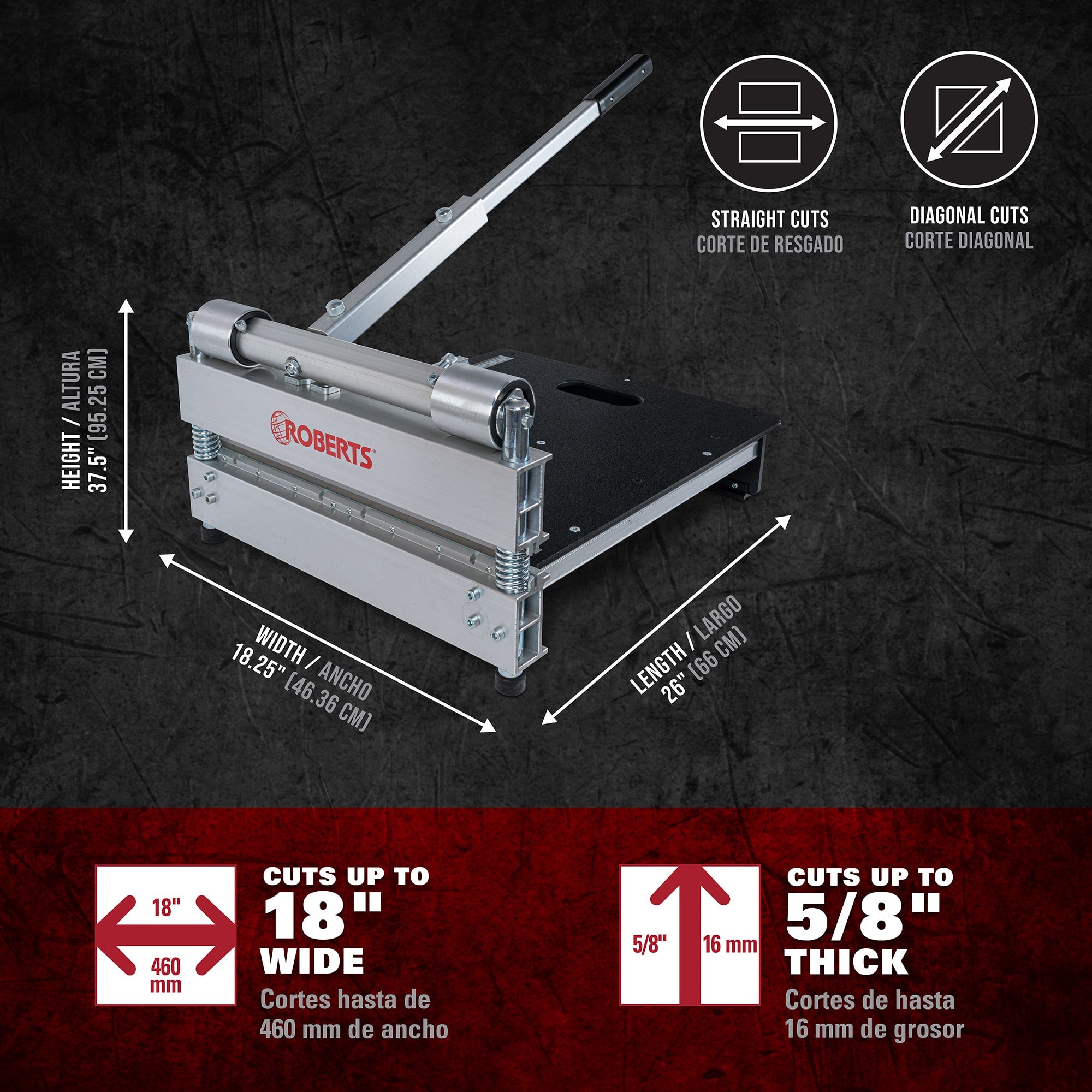 18" PrecisionCuts Pro Multi-Floor Cutter - 4