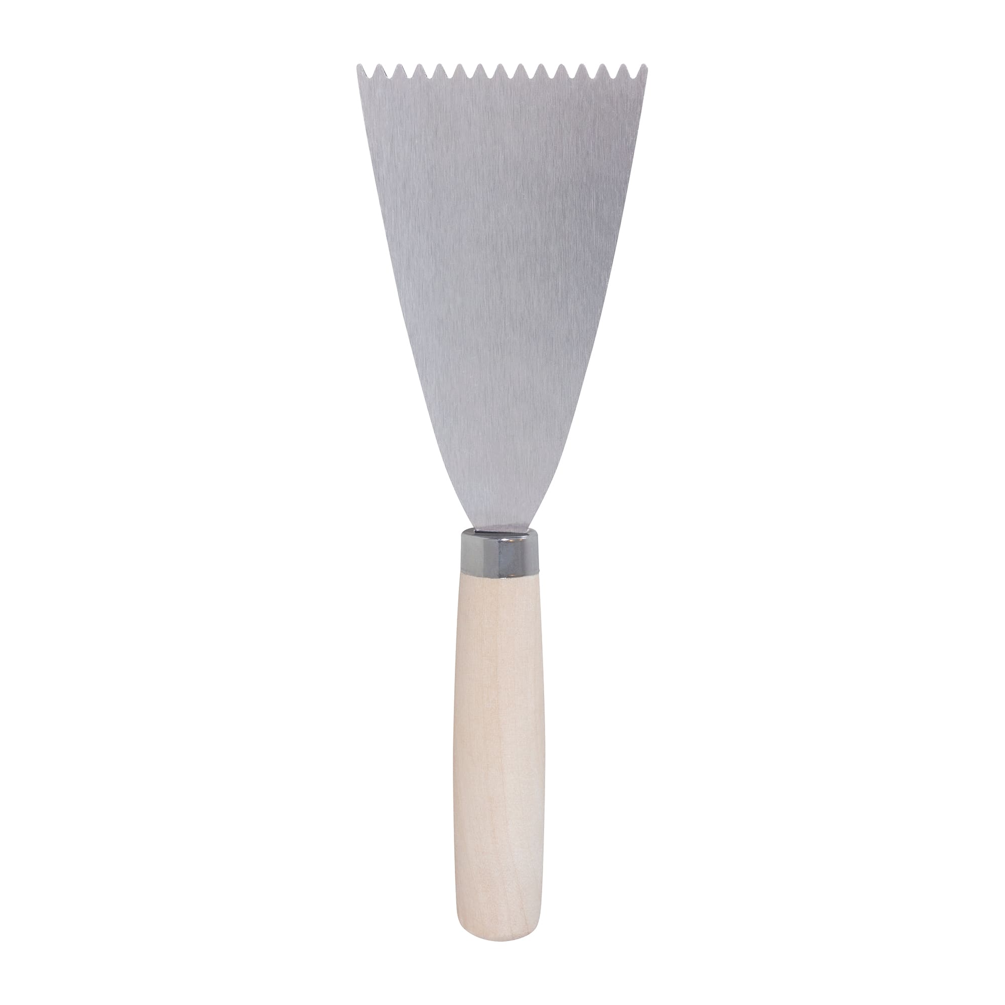 3/16" x 5/32" V-Notch Cold-rolled Steel Cove Base Adhesive Spreader - 3