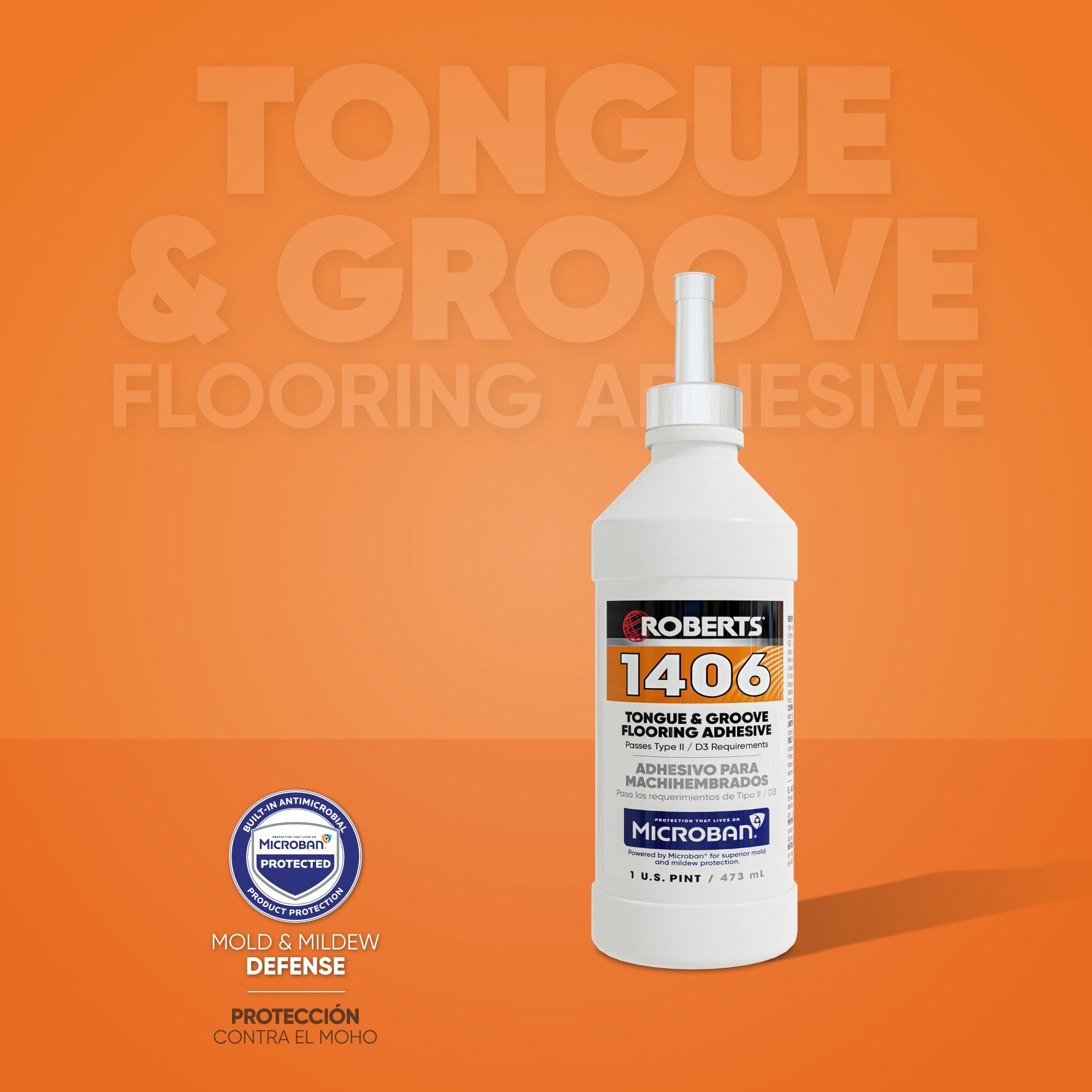 1406 Tongue & Groove Flooring Adhesive - 1 Pint (473 mL) - 2