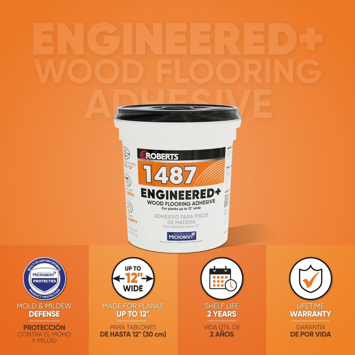 Engineered+ Wood Flooring Adhesive - 1 Gal. (3.78 L) - 2
