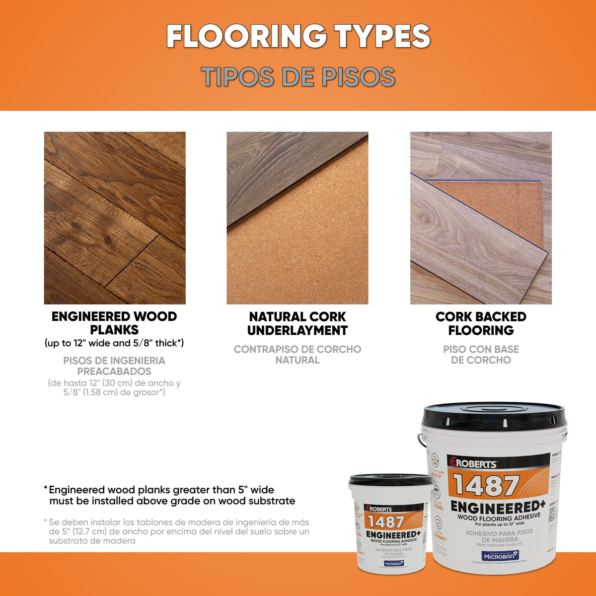 Engineered+ Wood Flooring Adhesive - 1 Gal. (3.78 L) - 3