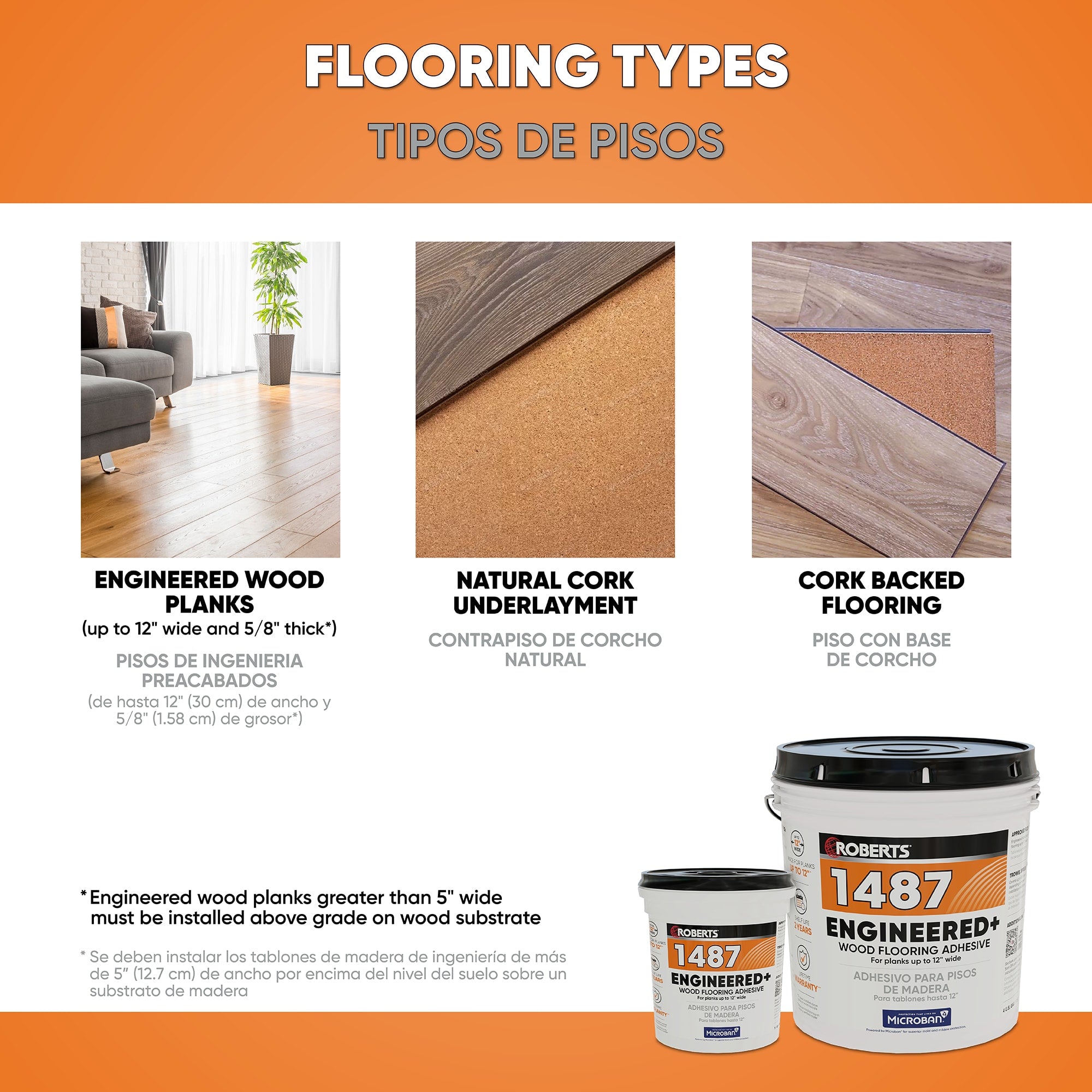 Engineered+ Wood Flooring Adhesive - 1 Gal. (3.78 L) - 3