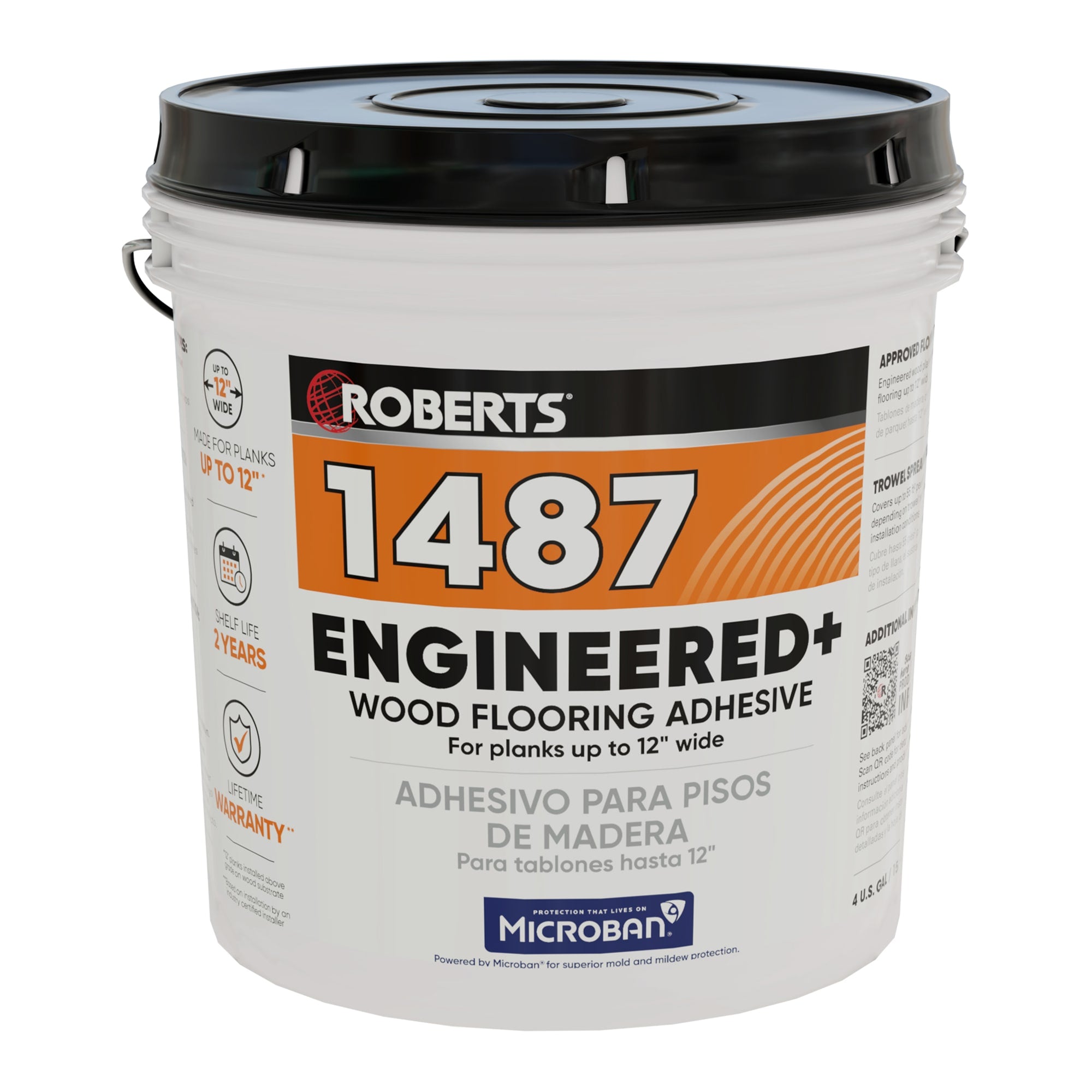 Engineered+ Wood Flooring Adhesive - 4 Gal. (15.14 L) - 1
