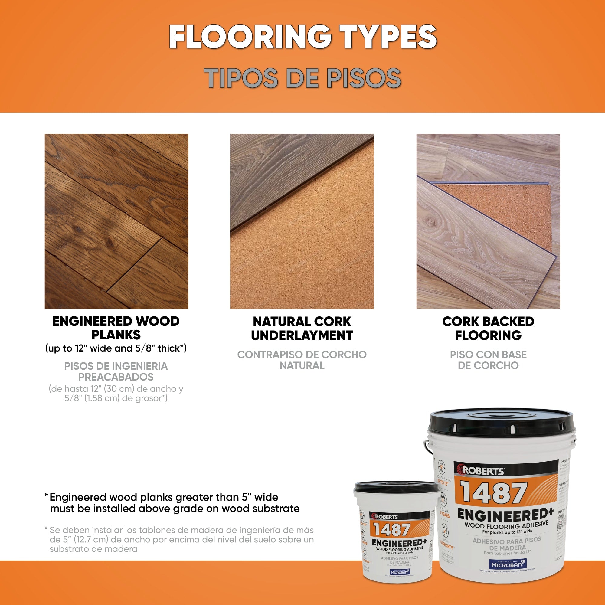 Engineered+ Wood Flooring Adhesive - 4 Gal. (15.14 L) - 3
