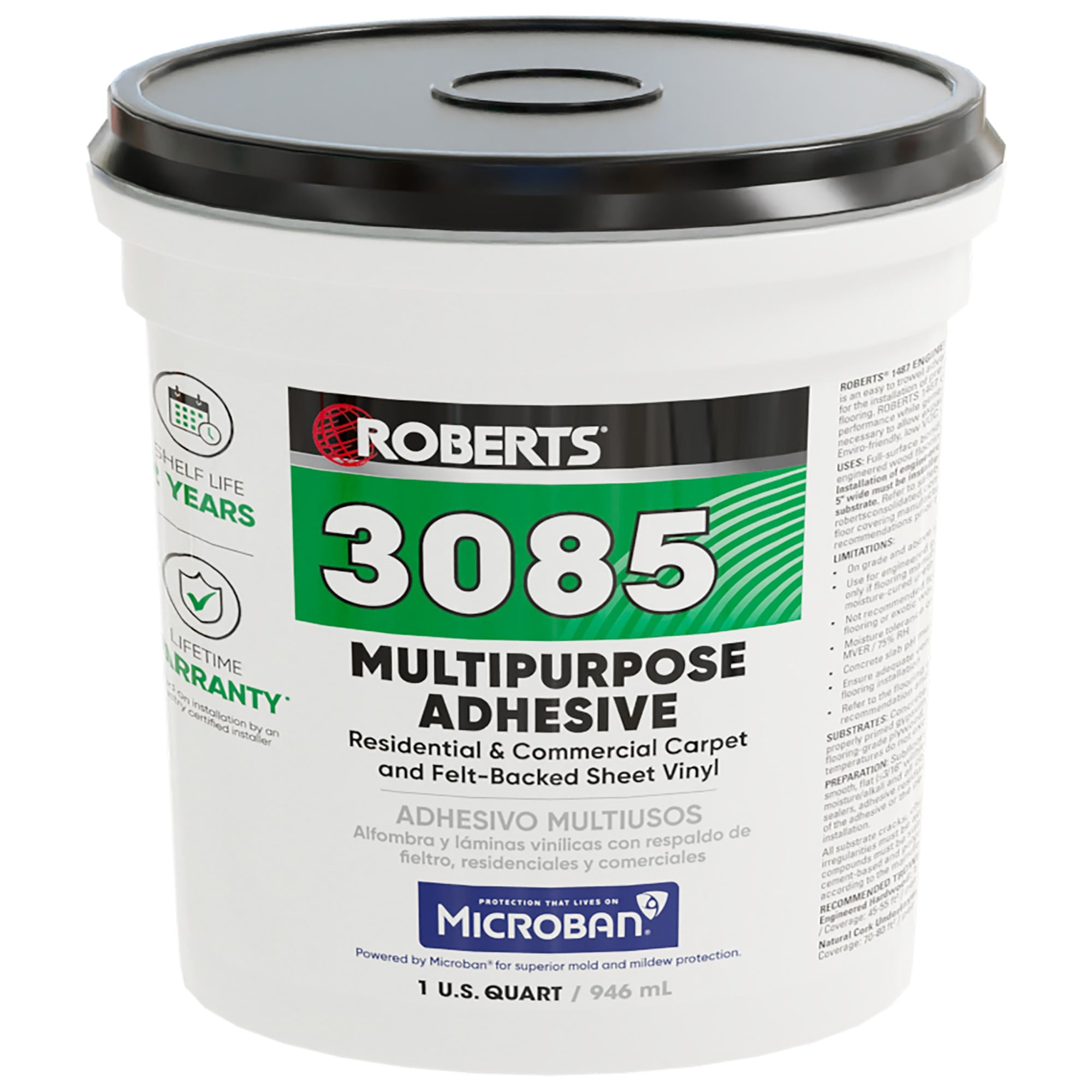 3085 Multipurpose Adhesive - 1 Qt. (846 mL) - 1