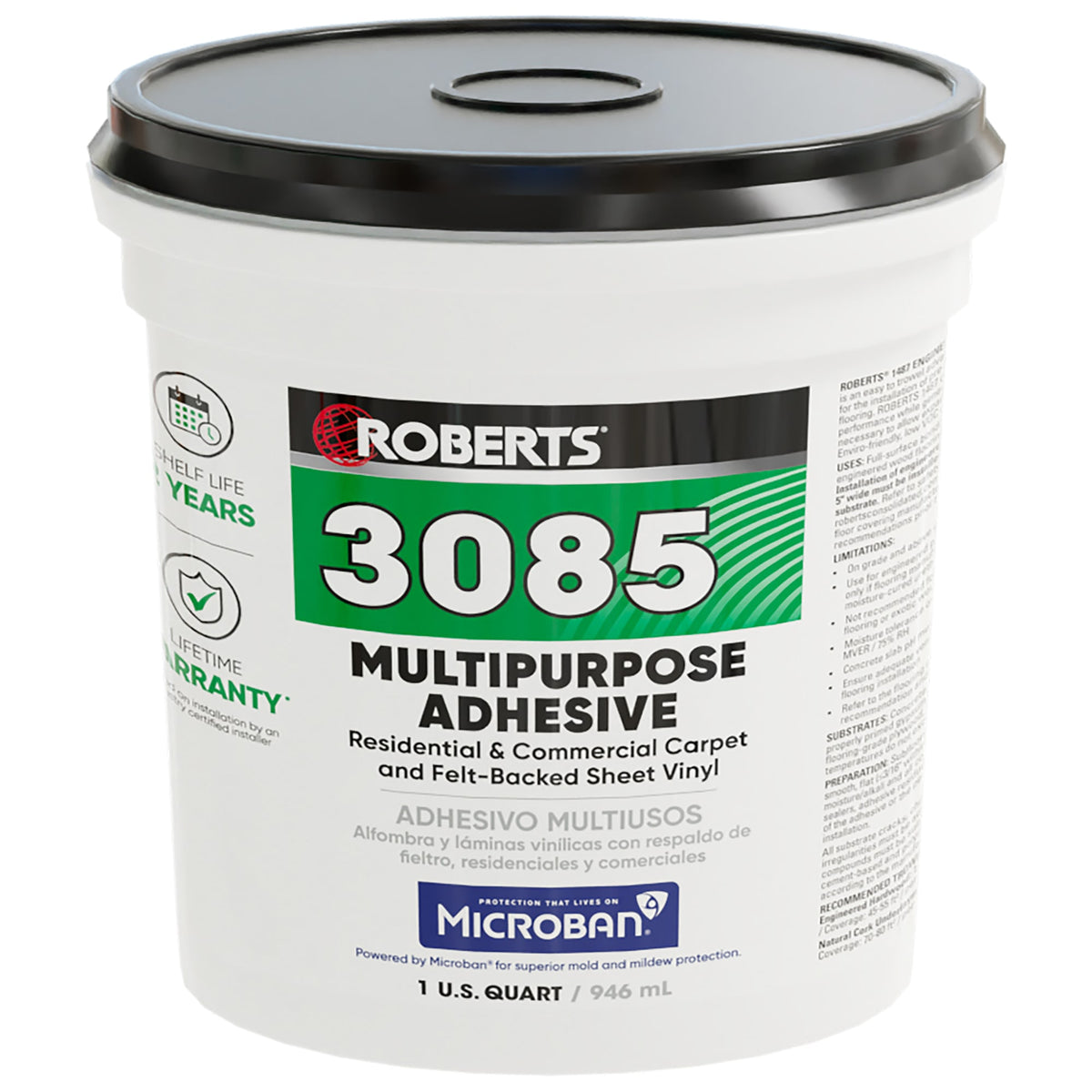3085 Multipurpose Adhesive - 1 Qt. (946 mL) - 1