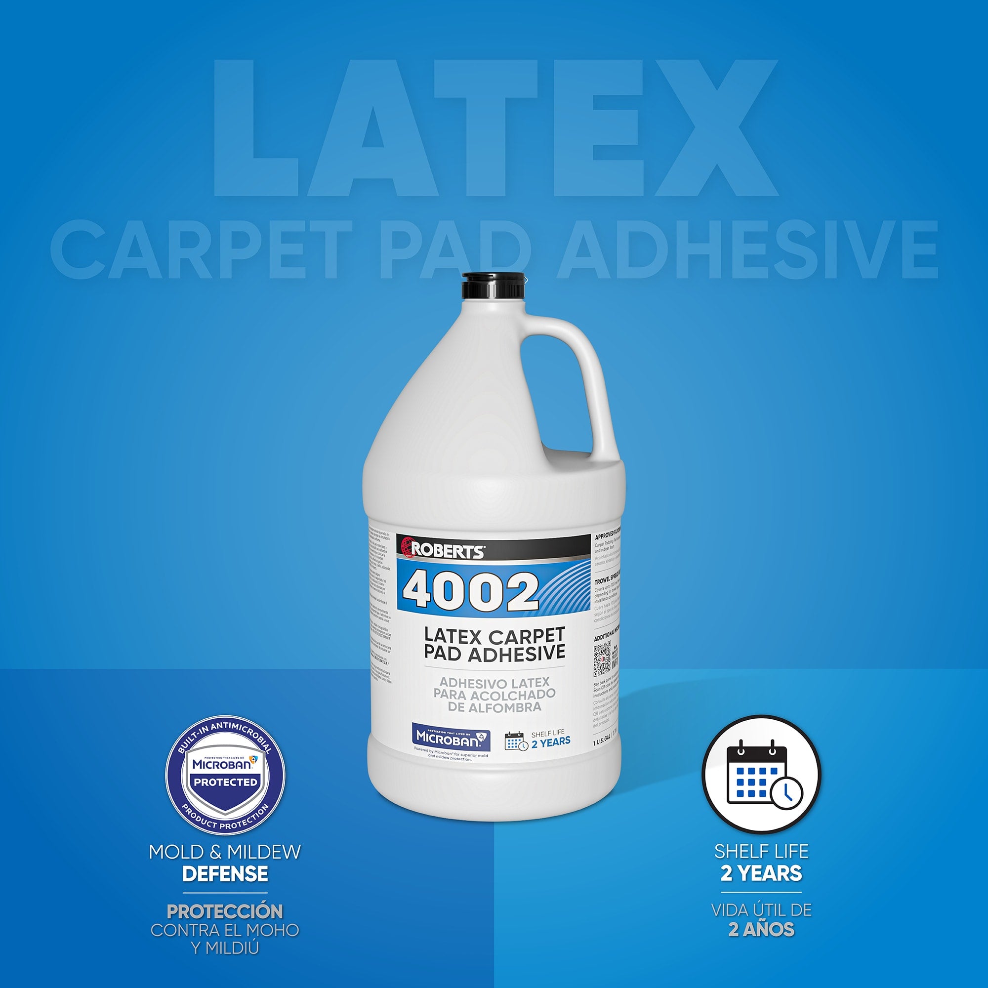 Latex Carpet Pad Adhesive - 1 Gal. (3.78 L) - 2