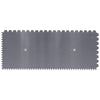 1/4" Flat V & 1/8" Square Dual-Notch Trowel w/ Comfort Grip - 7