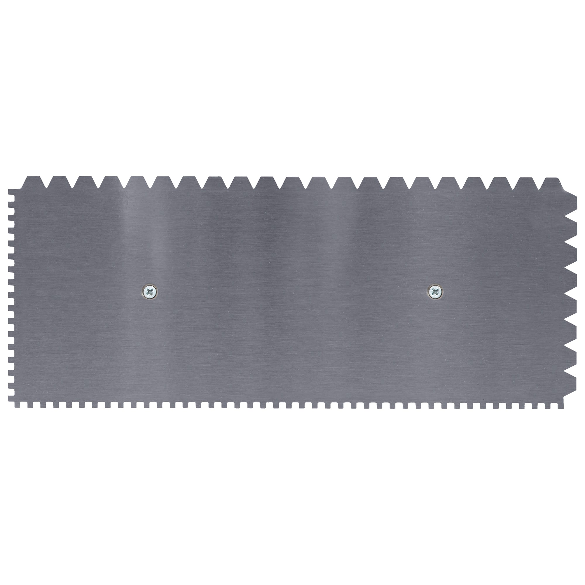 1/4" Flat V & 1/8" Square Dual-Notch Trowel w/ Comfort Grip - 7