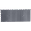 1/4" Flat V & 1/8" U Dual-Notch Trowel w/ Comfort Grip - 7