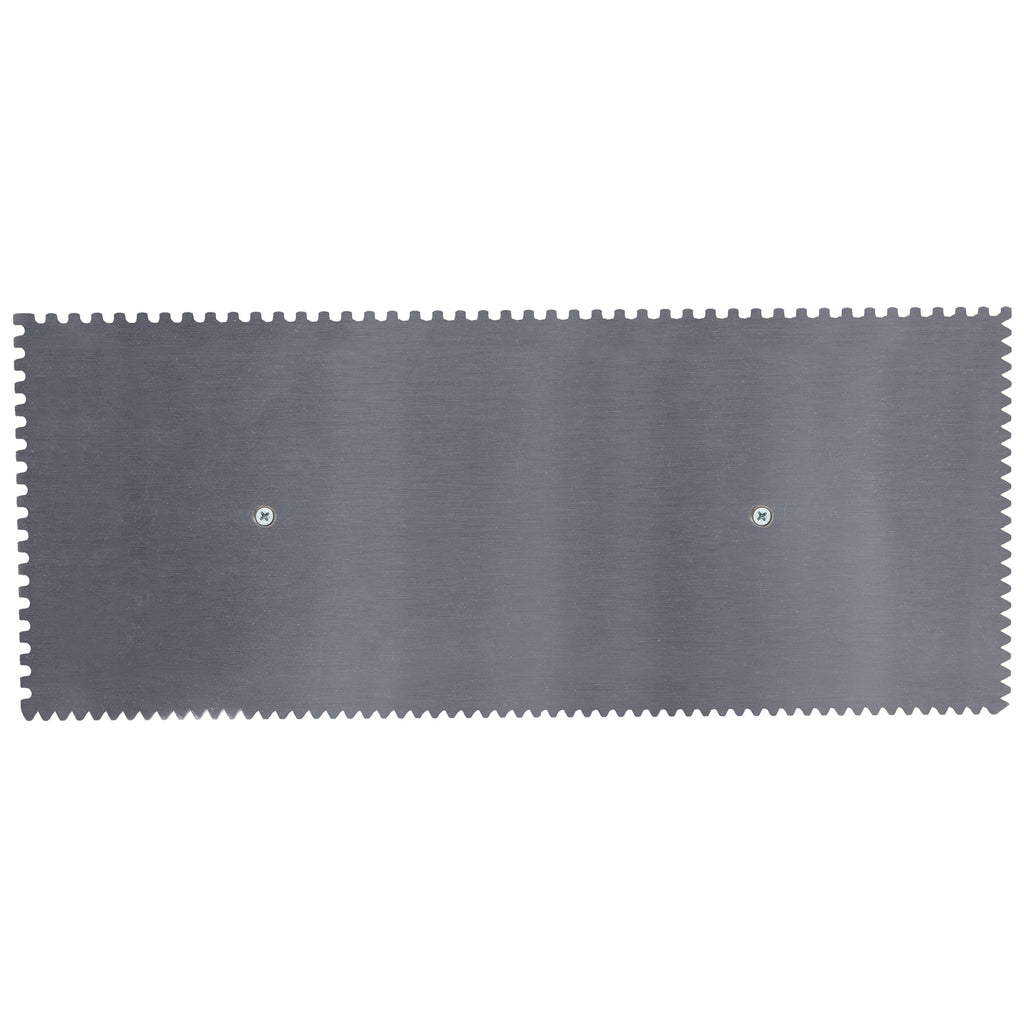 1/4" Flat V & 1/8" U Dual-Notch Trowel w/ Comfort Grip - 7