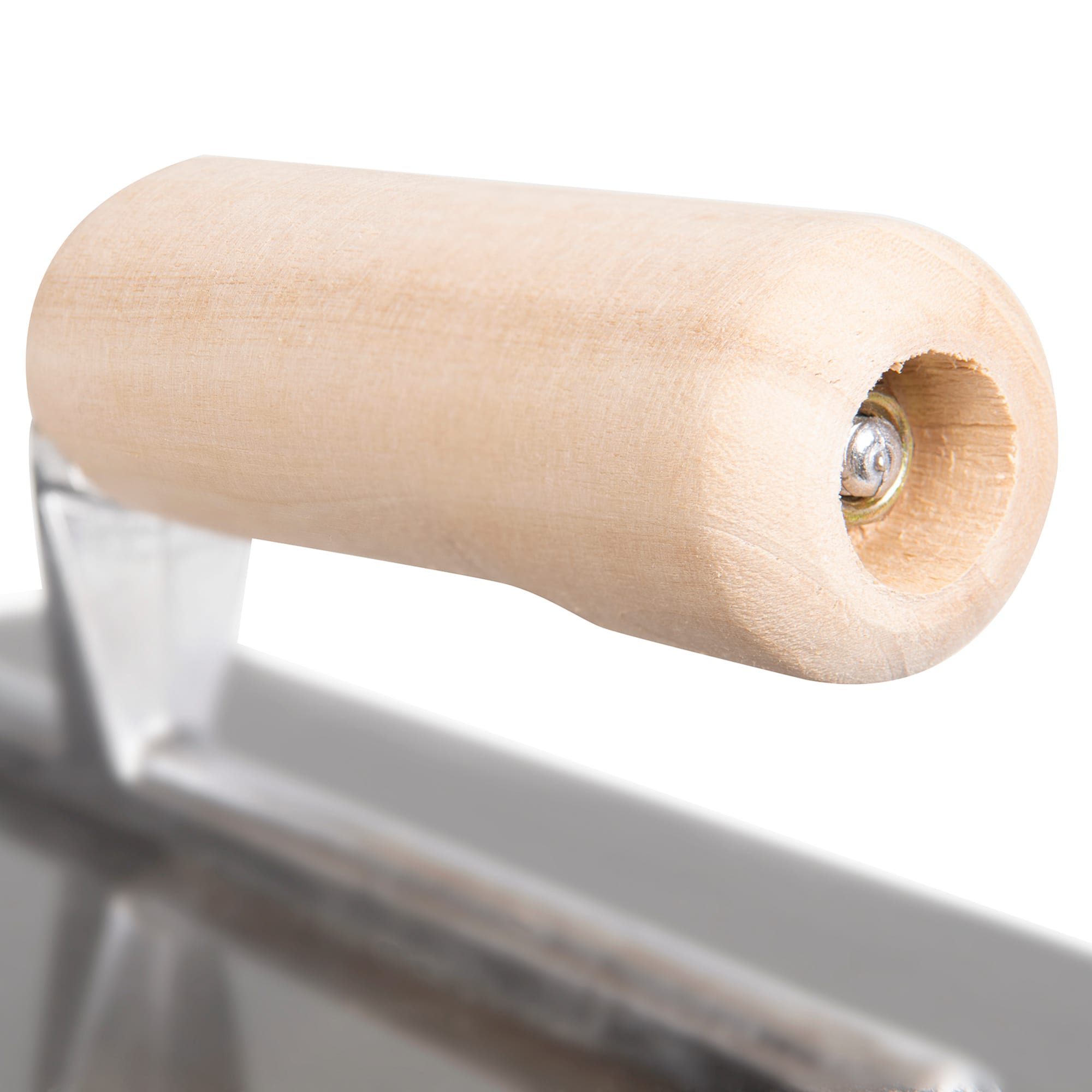 1/4" x 1/4" x 1/4" Flat Top V-Notch Wood Pro Flooring Trowel - 6