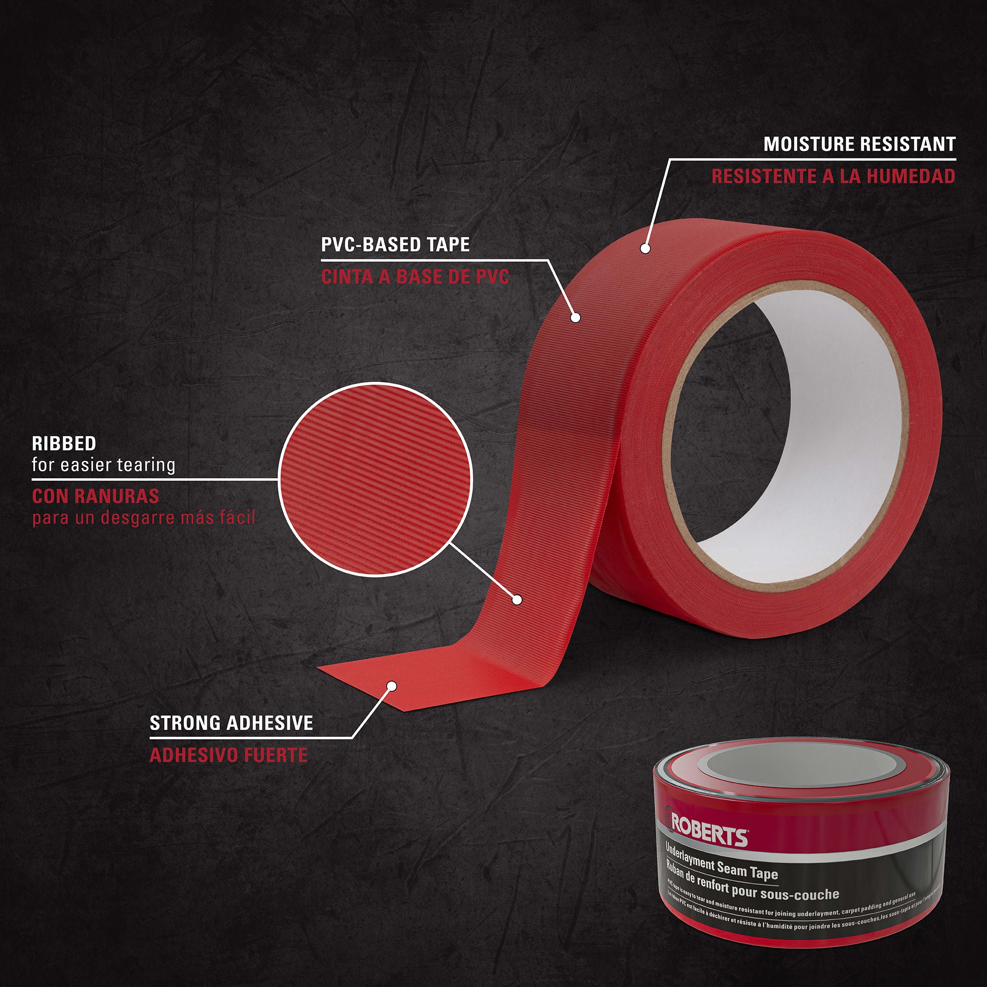 Underlayment Seam Tape - 100 ft. Roll - 3