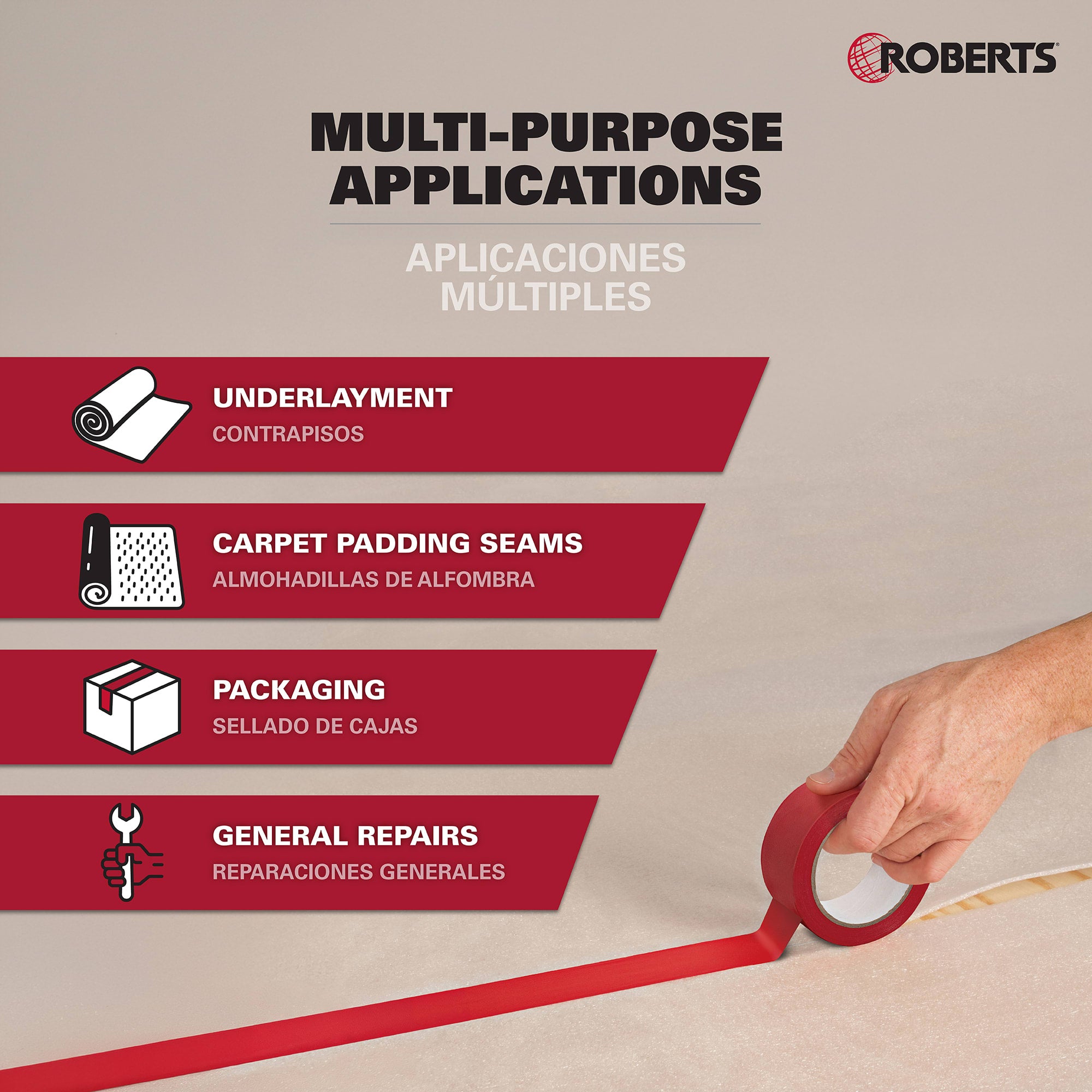 Underlayment Seam Tape - 100 ft. Roll - 5