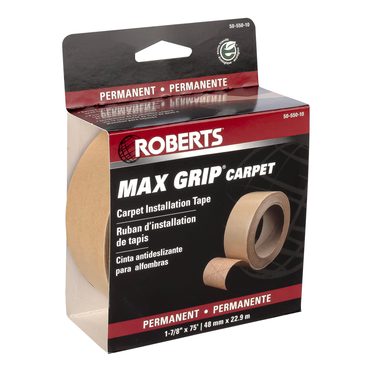 Max Grip Installation Tape for Carpet & Moldings - 1-7/8" x 75 ft. - 8