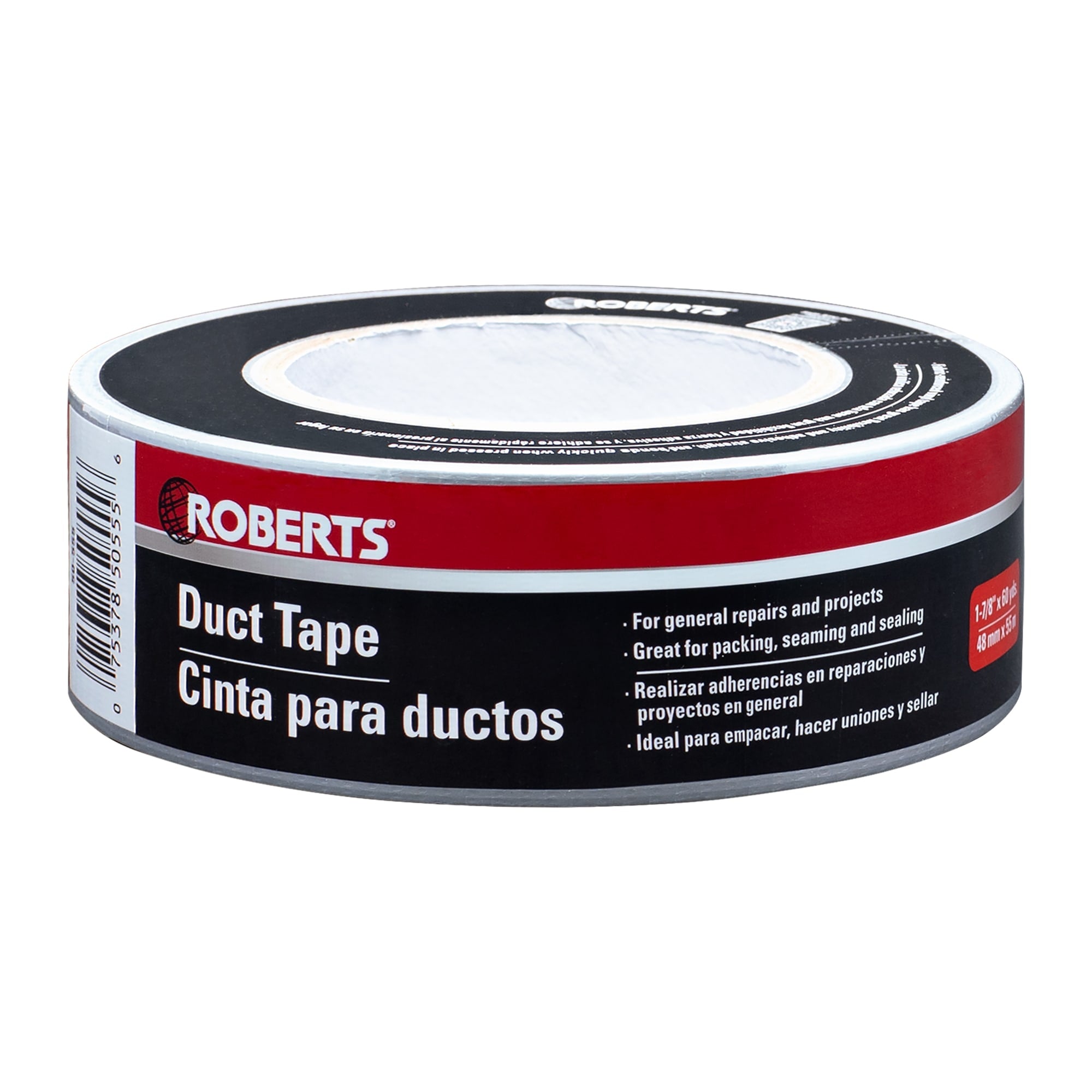 1-7/8" Wide Duct Tape%2C Indoor Silver General Purpose (60 yd.) - 8