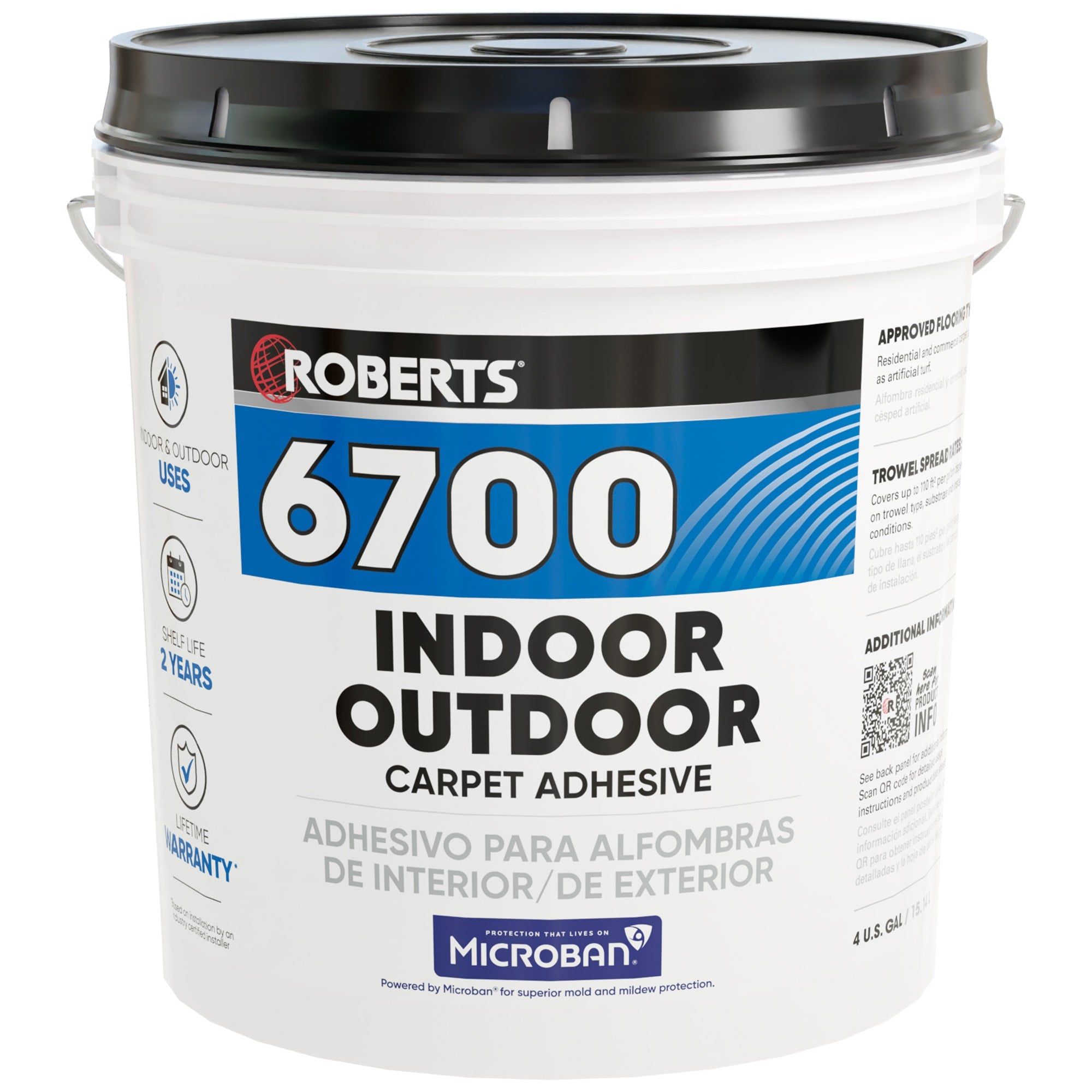 Indoor/Outdoor Carpet Adhesive - 4 Gal. (15.14 L) - 1