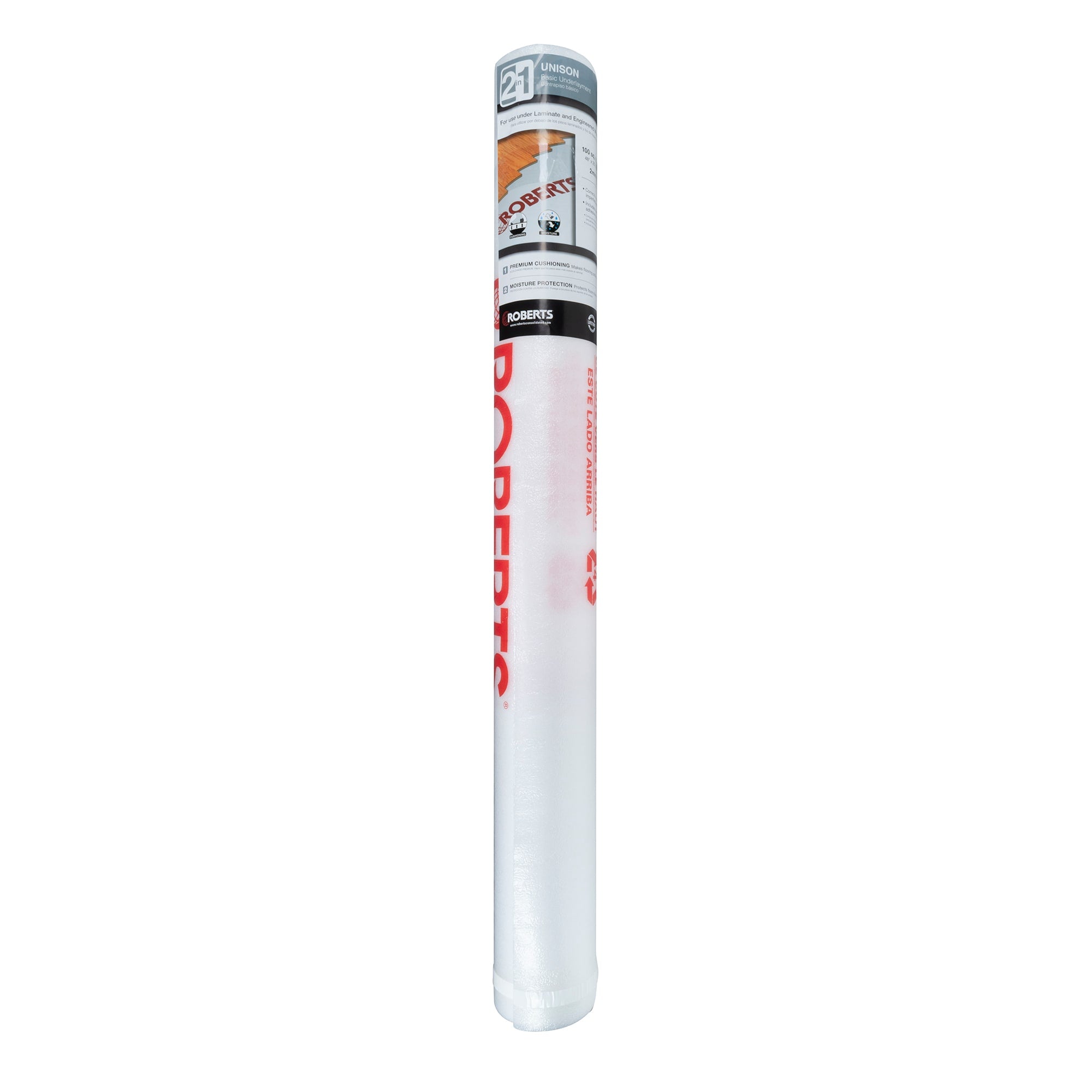 Unison Premium 2-in-1 Underlayment Roll - 100 sq. ft. (48" x 25') - 7