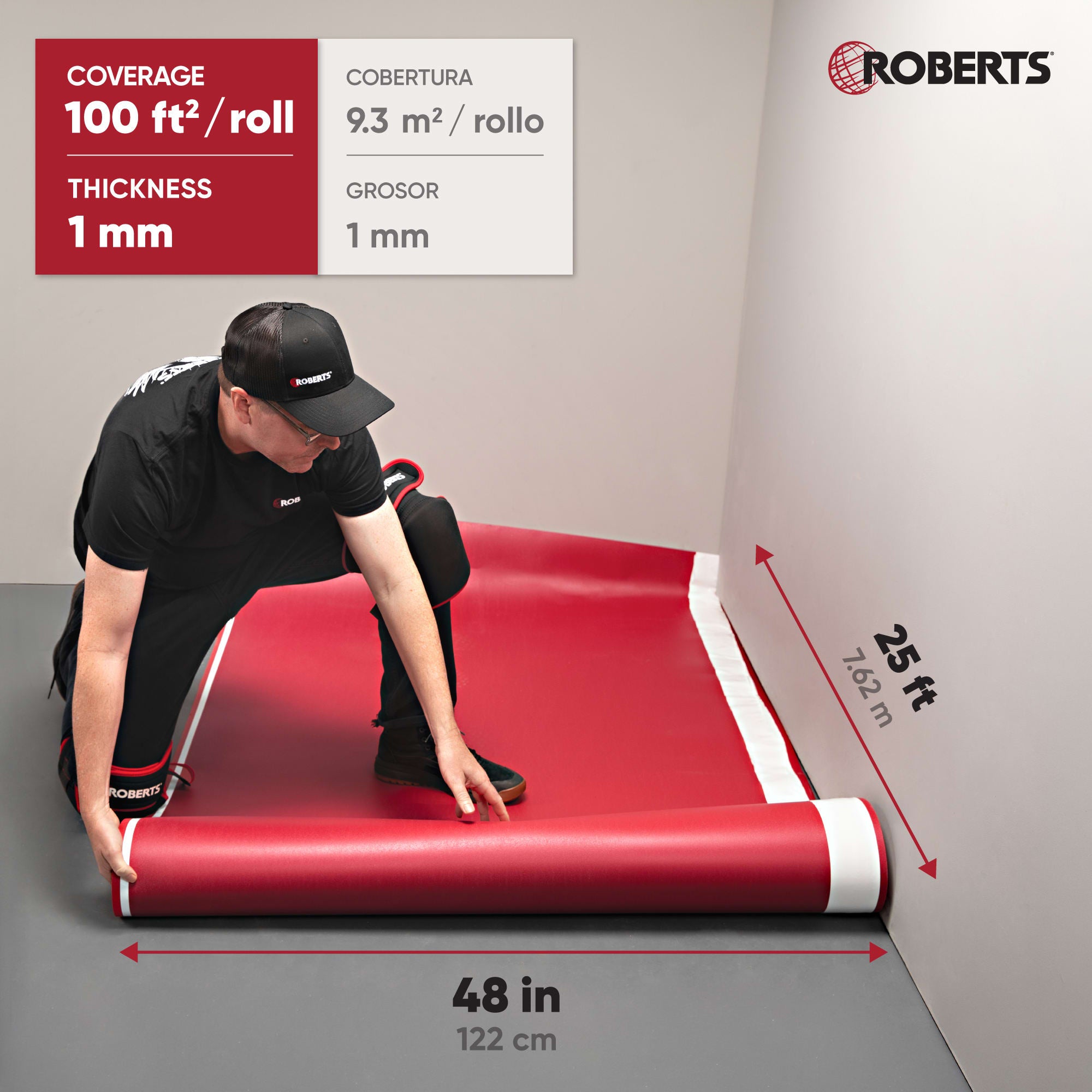 AcoustiShield Premium Underlayment for Luxury Vinyl Plank - 100 sf - 8