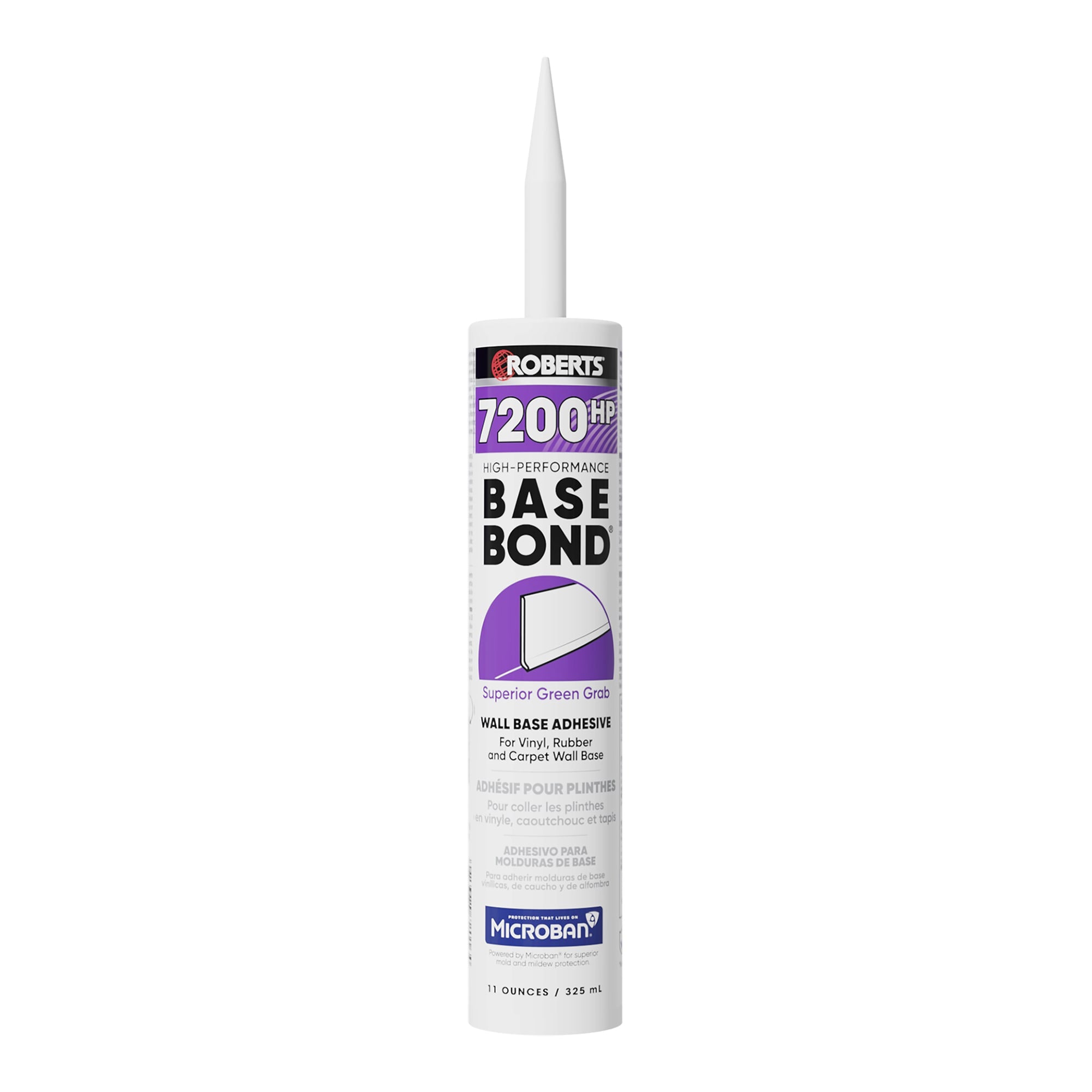 High-Performance BASE BOND Wall Base Adhesive - 11 Oz. (325 mL) - 1