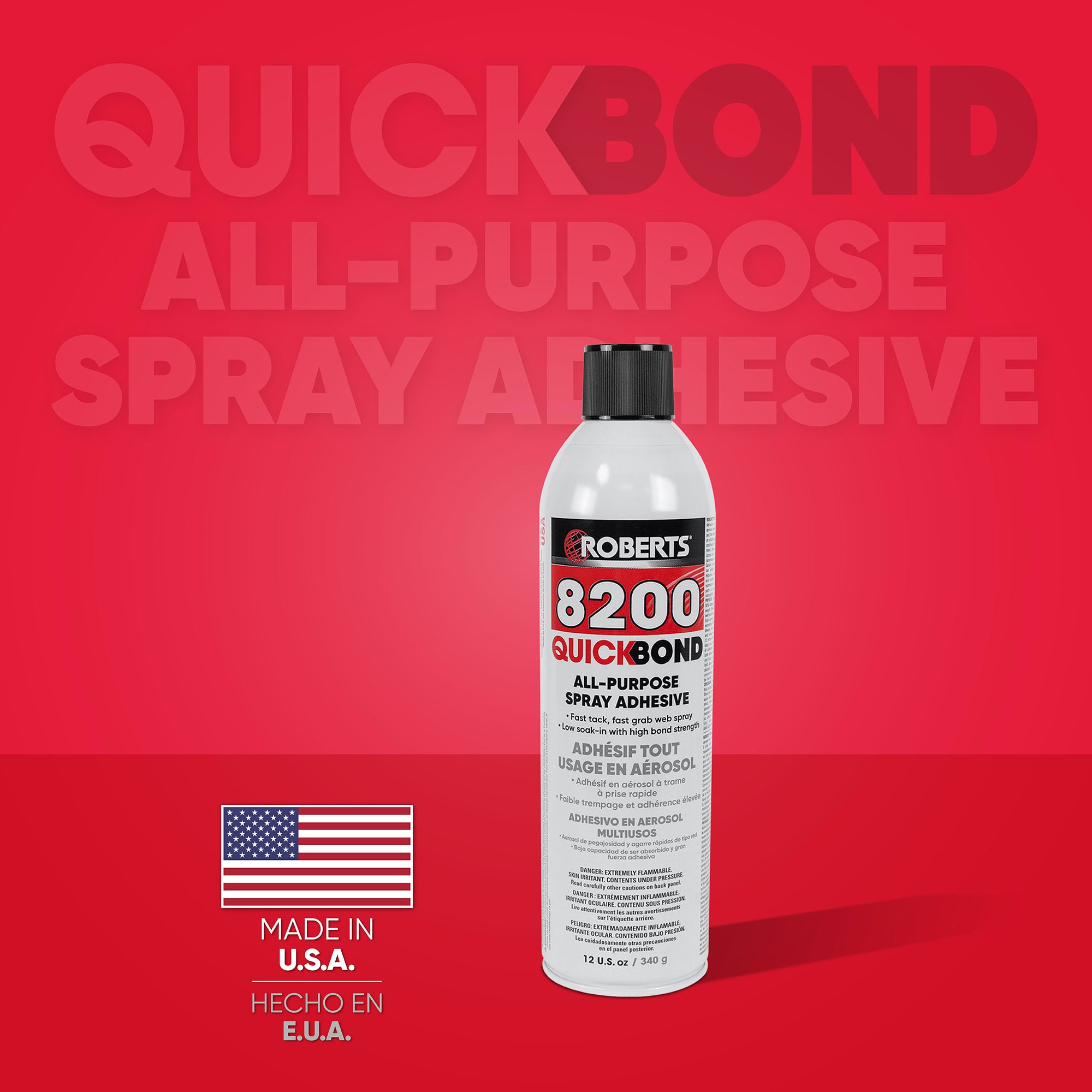 8200 QUICKBOND All-Purpose Spray Adhesive - 2
