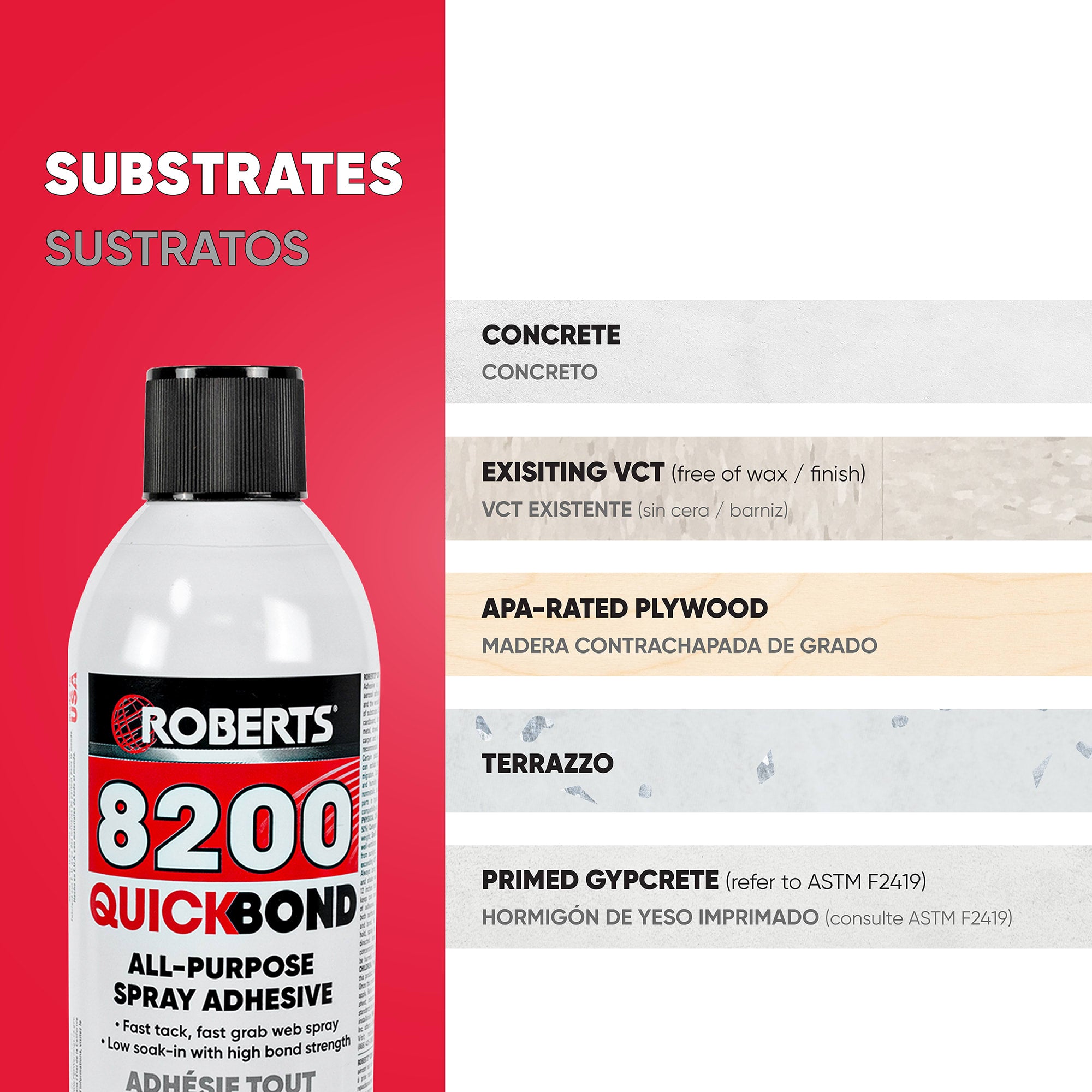 8200 QUICKBOND All-Purpose Spray Adhesive - 4