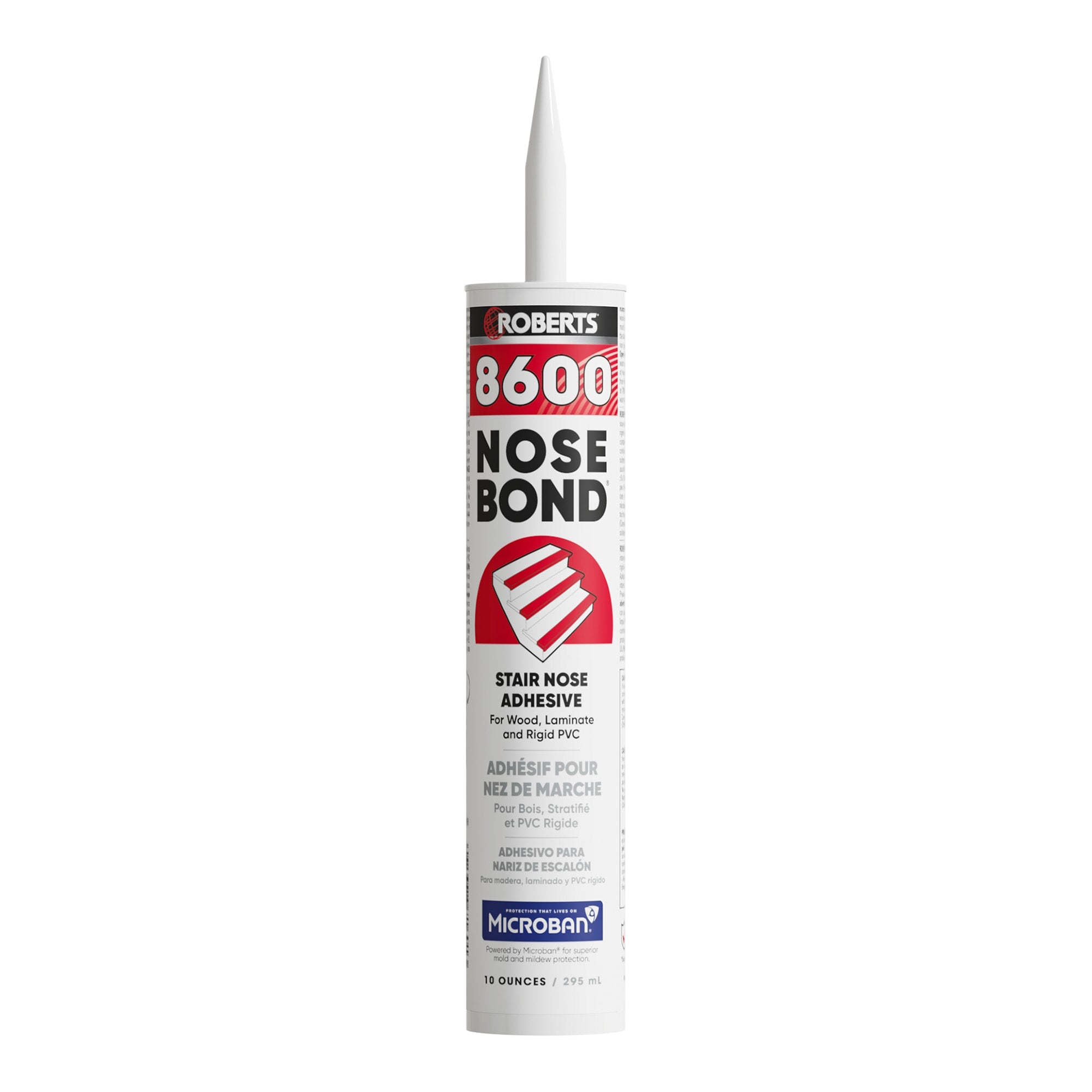 NOSE BOND Stair Nose Adhesive for Wood%2C Laminate%2C and Rigid PVC - 1