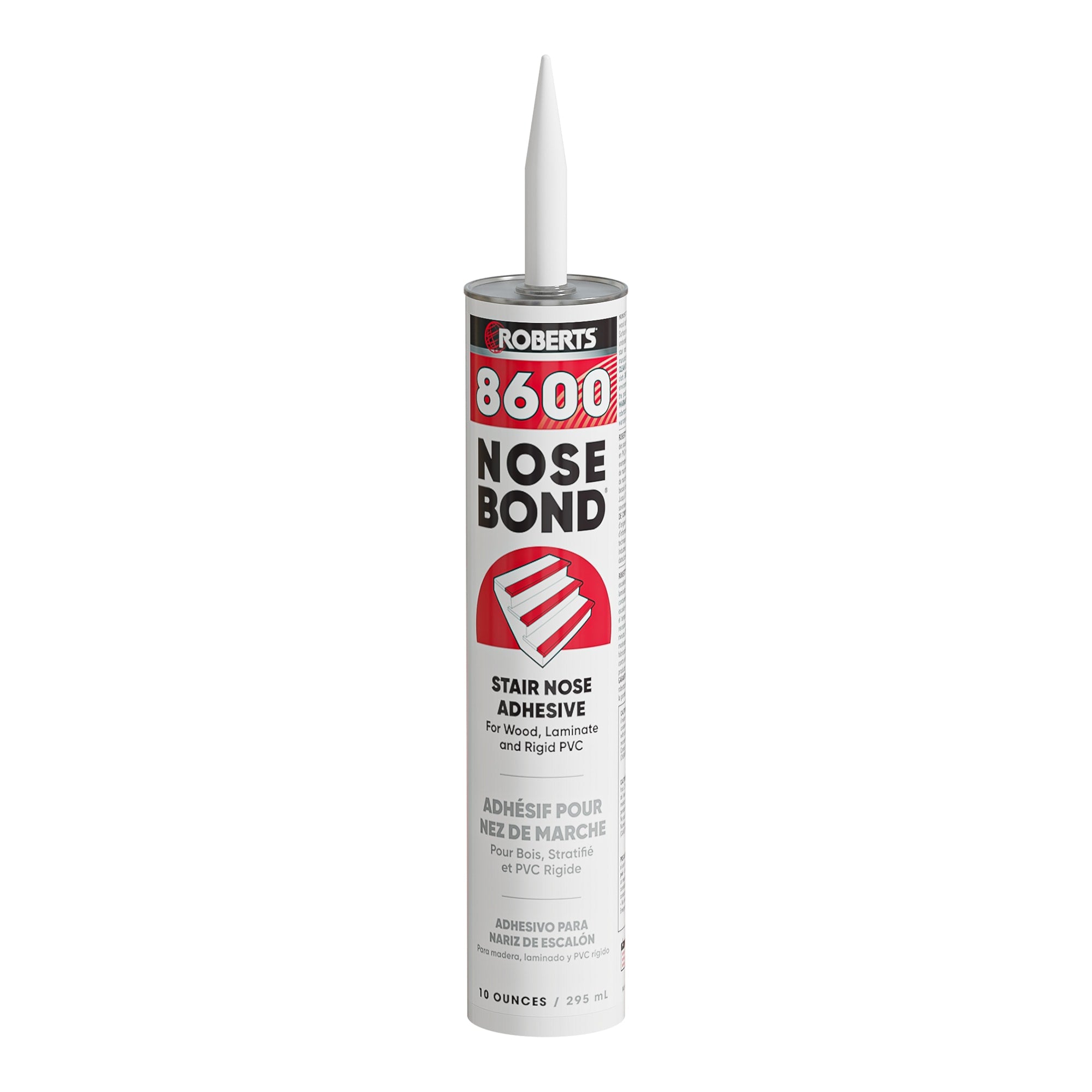 NOSE BOND Stair Nose Adhesive for Wood%2C Laminate%2C and Rigid PVC - 1
