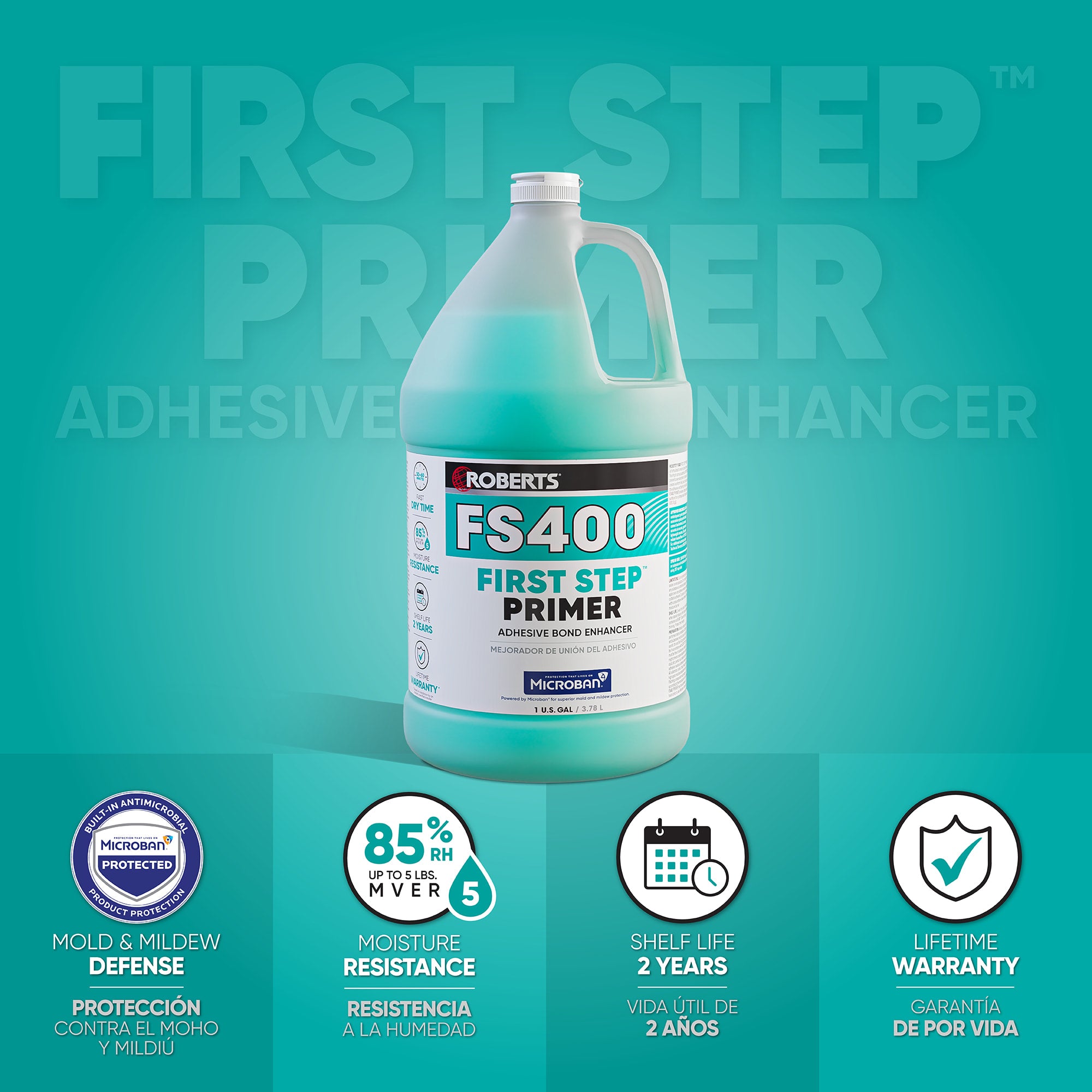 FS400 First Step Primer - 1 Gal. / 3.78 L Pail - 2