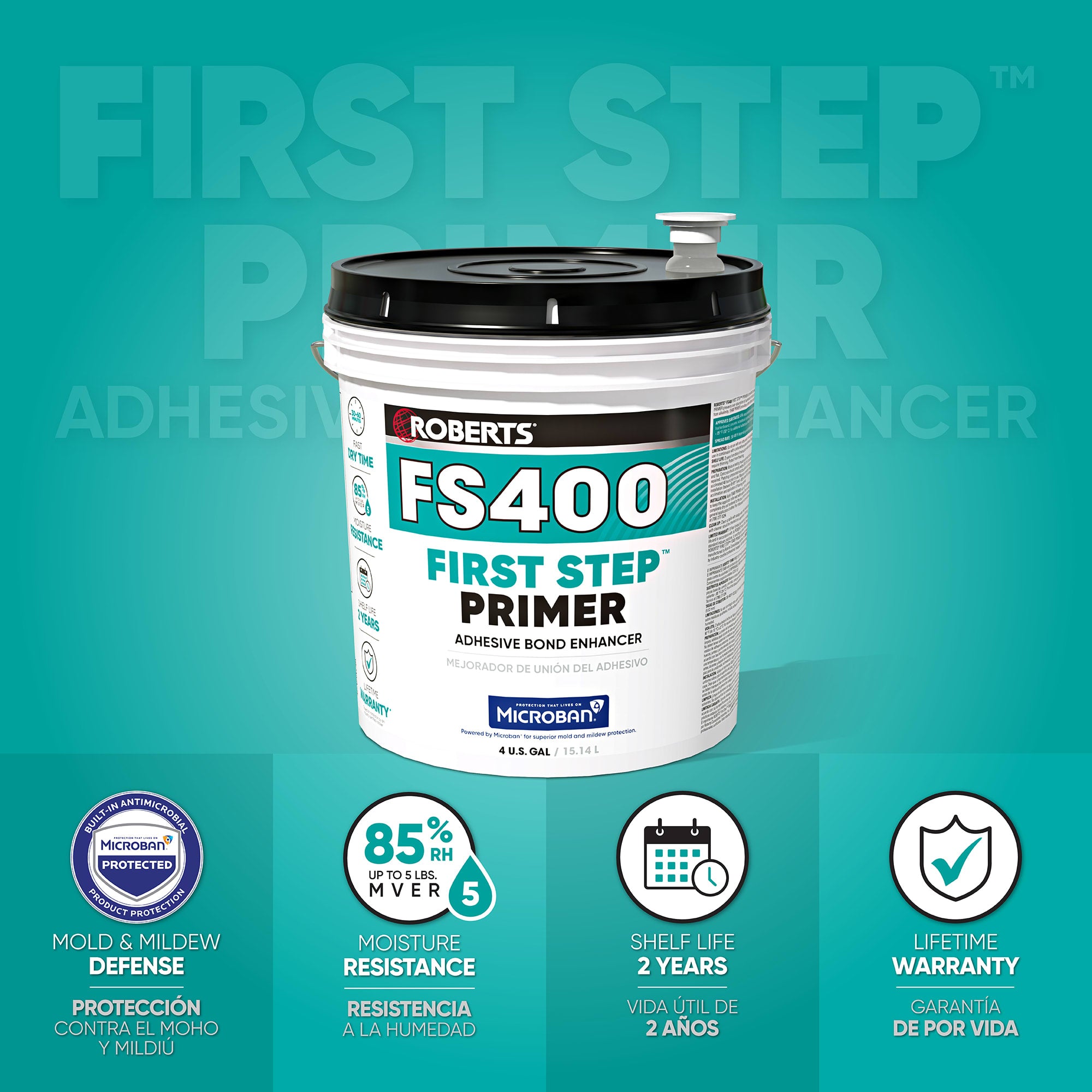 FS400 First Step Primer - 4 Gal. / 15.14 L Pail - 2