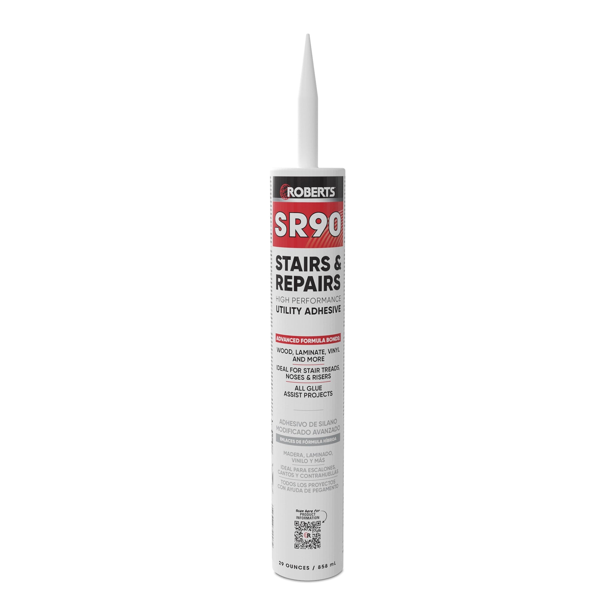 SR90 STAIRS & REPAIRS High-Performance Utility Adhesive - 29 oz. - 1