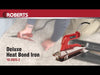 Plancha para alfombras Deluxe Heat Bond con base antiadherente y ranurada