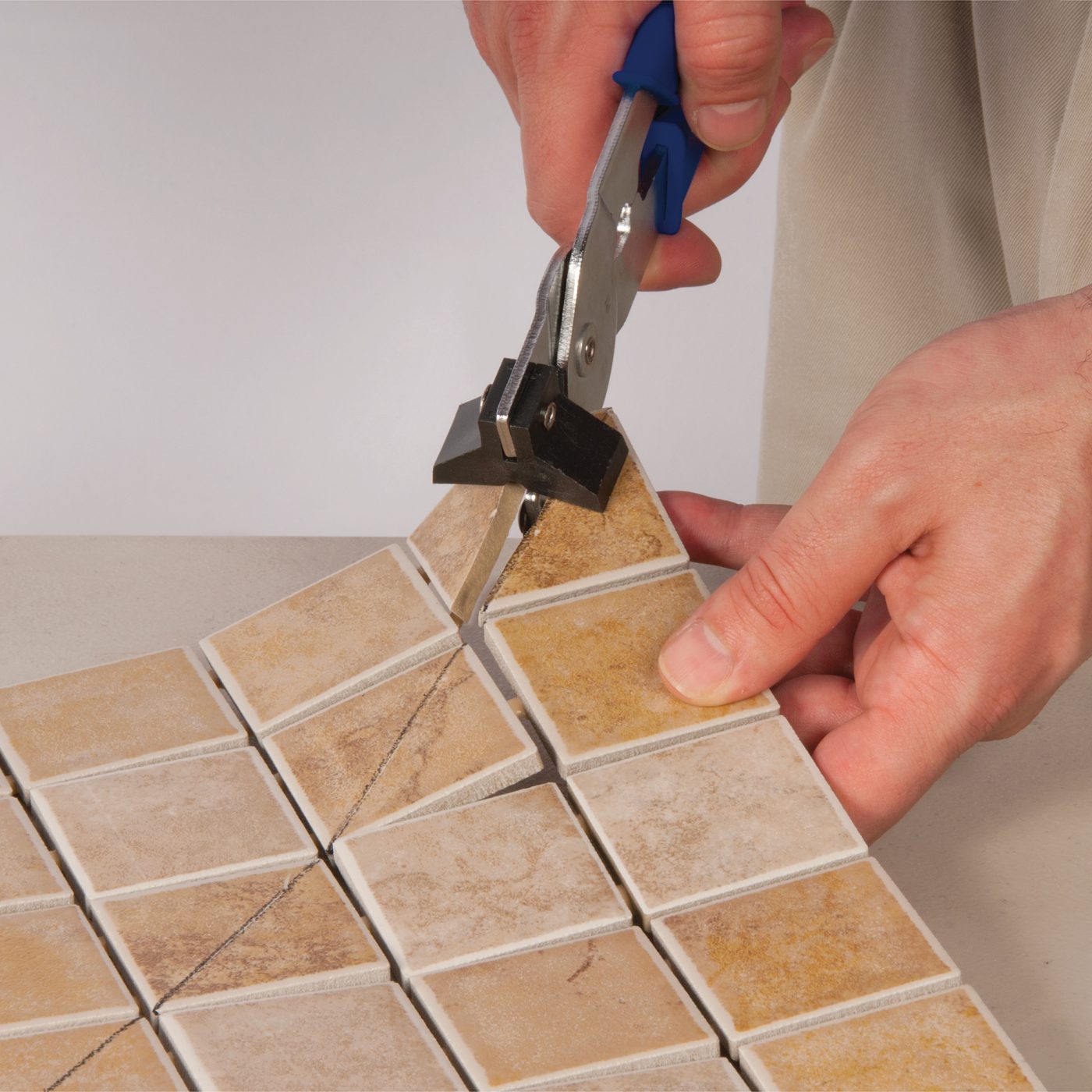 Holtmann German Hand held  wheel tile cutter for ceramic tiles handy tiling tool 