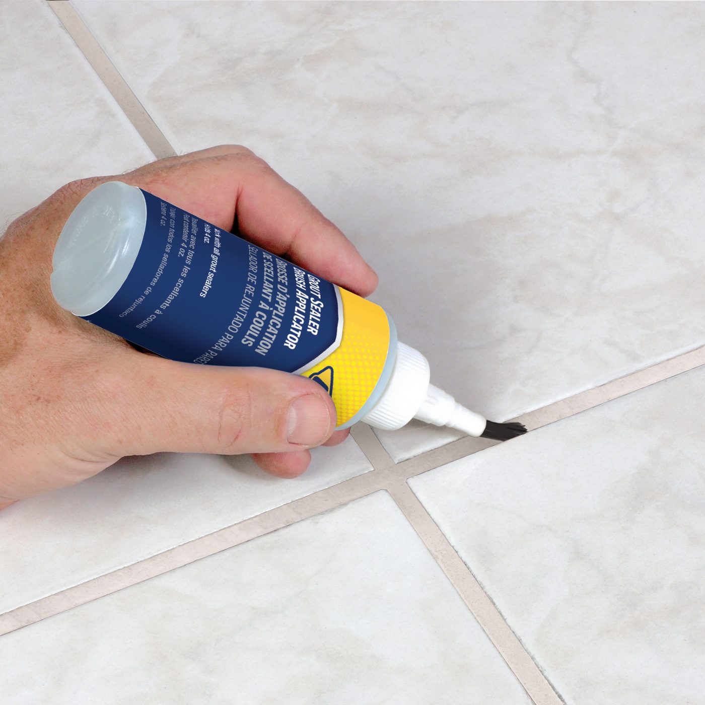 Tile Guard 4.3 Oz. Bottle Applicator Grout Sealer Coating - Rex