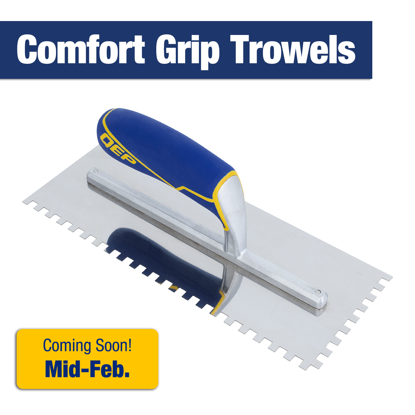 Comfort Grip Stainless Steel Trowels QEP