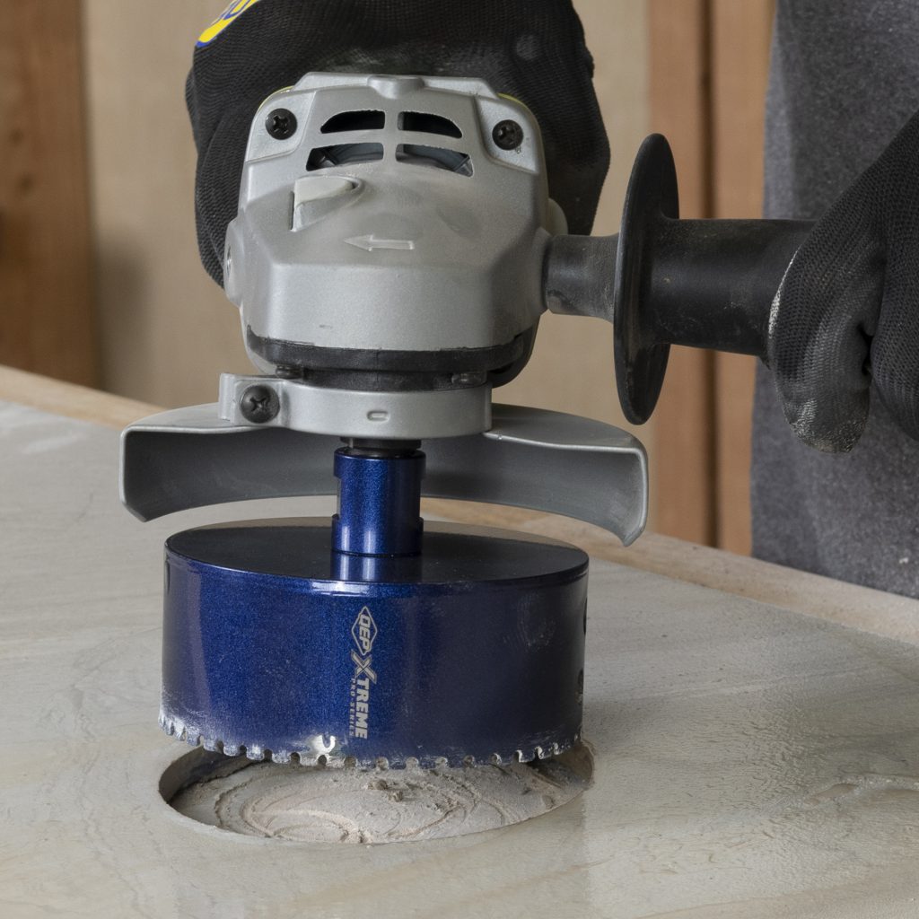 Xtreme Diamond Hole Saws for Angle Grinders QEP