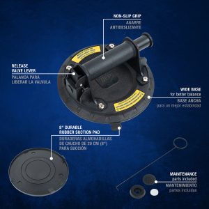 8" Vacuum Pump Suction Cup