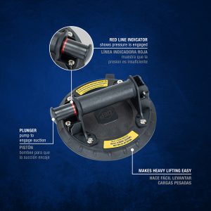 8" Vacuum Pump Suction Cup