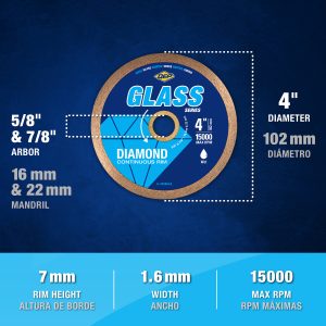 Glass Series Diamond Blades