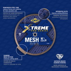Xtreme™ Pro Series Mesh Diamond Blades